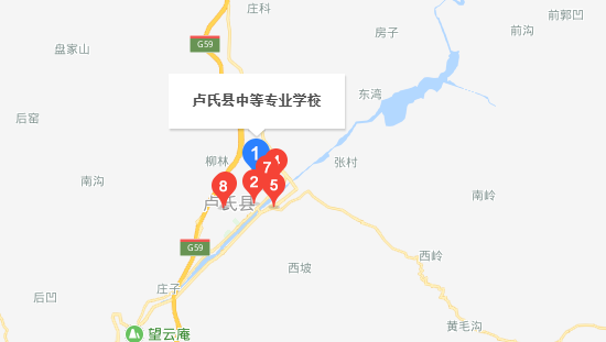 盧氏縣中等專業(yè)學(xué)校地址，地址在哪里