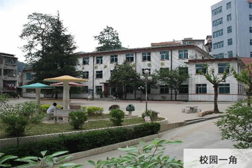 貴州電子信息高級技工學校(貴州電子信息技師學院)校園一角圖片