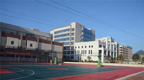貴州省機(jī)械工業(yè)學(xué)校塑膠籃球場(chǎng)