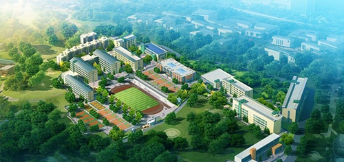 安順機械工業(yè)學(xué)校鳥瞰全景圖 安順機械工業(yè)學(xué)校鳥瞰全景圖