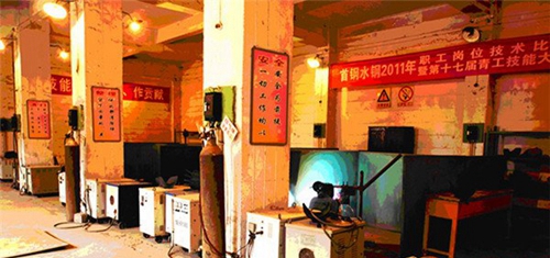 貴州水鋼技師學(xué)院焊接實訓(xùn)室