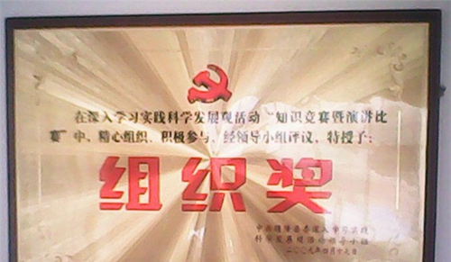 晴隆縣職業(yè)教育培訓(xùn)中心（晴隆縣中等職業(yè)技術(shù)學(xué)校）獲獎榮譽(yù)