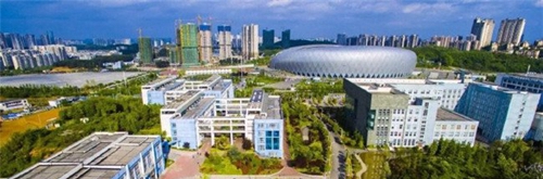 貴陽(yáng)鐵路司機(jī)學(xué)校(貴陽(yáng)職業(yè)技術(shù)學(xué)院中職部)鳥瞰校園1
