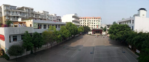 成都市天府新區(qū)成人中等專業(yè)學(xué)校校園全景