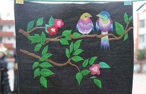 古藺縣職業(yè)高級中學(xué)校（古藺職高）學(xué)生作品-刺繡2