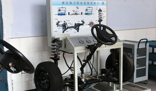 四川省電子商務(wù)學(xué)校（四川省糧食經(jīng)濟(jì)學(xué)校）液壓助力轉(zhuǎn)向系統(tǒng)實(shí)訓(xùn)臺