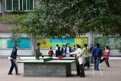 萬源市職業(yè)高級中學課間活動