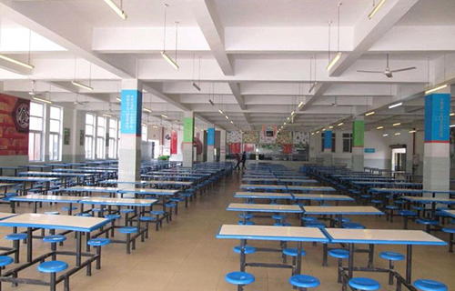 重慶工貿(mào)技師學院（重慶工貿(mào)高級技工學校）學生食堂內(nèi)部