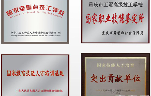 重慶工貿(mào)技師學(xué)院(重慶工貿(mào)高級技工學(xué)校)榮譽
