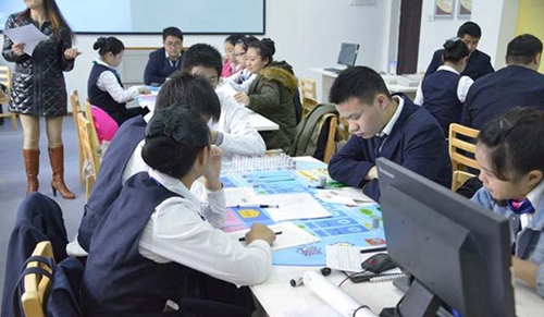 四川省成都市禮儀職業(yè)中學金融erp實訓室