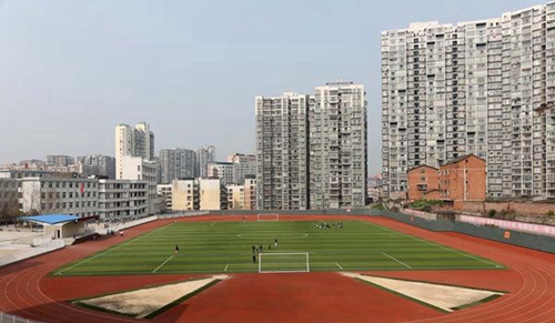 四川省電子商務(wù)學校運動場全景