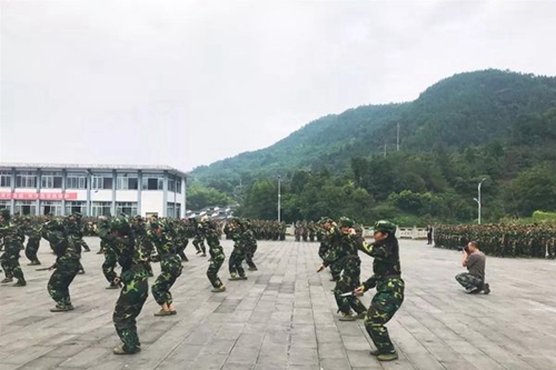 達(dá)州鳳凰職業(yè)技術(shù)學(xué)校匕首操