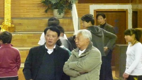 畢節(jié)市體育運動學校 體校校長蔣林和張傳良交流