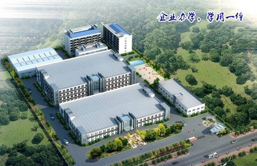 遂寧鴻圖電子電路技術(shù)職業(yè)學(xué)校校園鳥(niǎo)瞰