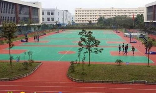 遂寧鴻圖電子電路技術(shù)職業(yè)學(xué)校校園運(yùn)動(dòng)場(chǎng)