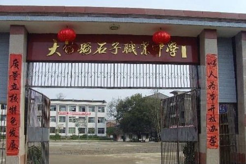大竹縣石子職業(yè)中學(xué)校門