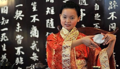 德陽黃許職業(yè)中專學校茶藝實訓