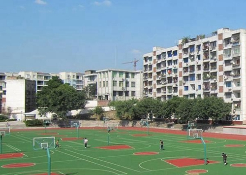 四川省鄰水縣職業(yè)中學(xué)籃球場