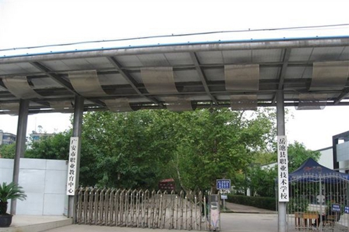 岳池縣職業(yè)技術(shù)學校學校大門