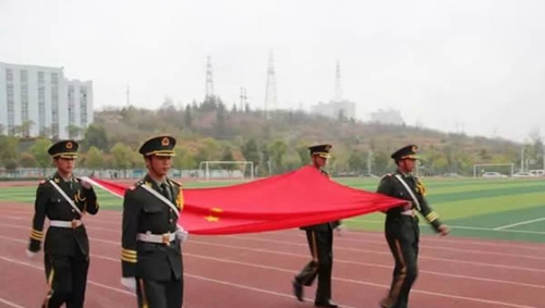 盤縣職業(yè)技術(shù)學(xué)校國旗護衛(wèi)隊