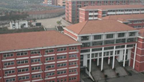瀘州市江陽(yáng)職業(yè)高級(jí)中學(xué)校校園俯拍