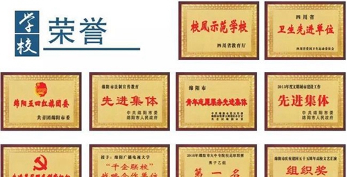 綿陽市機(jī)械電氣工業(yè)學(xué)校榮譽(yù)