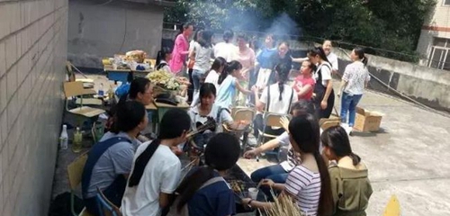 樂山市沙灣職業(yè)高級中學(xué)拓展活動