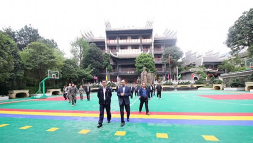 貴州航空工業(yè)技師學院白云分校校園環(huán)境