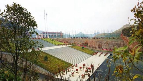 貴州城市職業(yè)學院校園一角