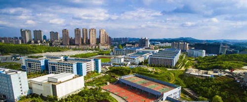 貴陽職業(yè)技術學院校園俯拍