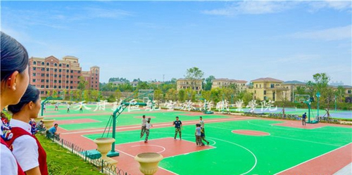 天府新區(qū)航空旅游職業(yè)學(xué)院籃球場2