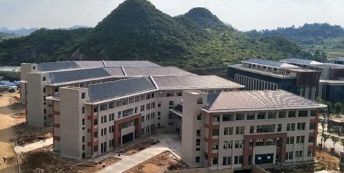 貴州食品工程職業(yè)學院建設中的教學樓