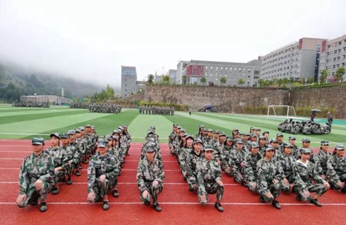 六盤水幼兒師范高等?？茖W(xué)校軍訓(xùn)掠影