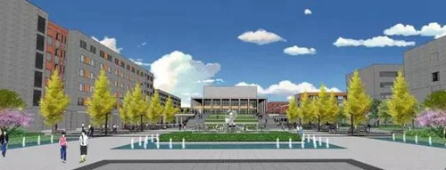成都市實驗外國語學(xué)校校園廣場2
