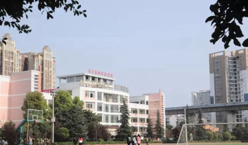 遂寧高級實驗學校校園一角