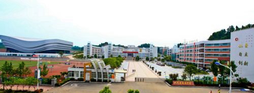 蓬溪中學(xué)全景圖