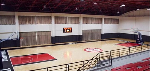 成都雙流中學實驗學校室內(nèi)籃球場