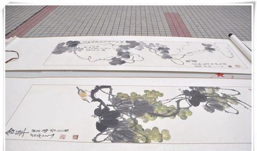 都江堰市八一聚源高級中學(xué)書畫展示