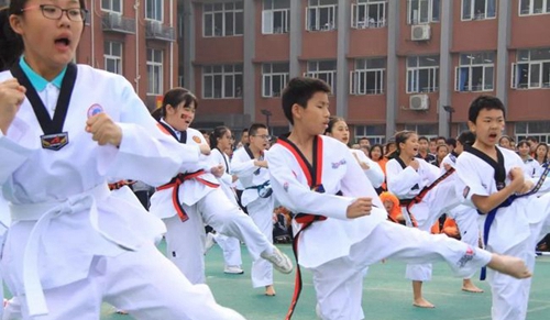 四川師范大學(xué)附屬中學(xué)外國語學(xué)校跆拳道