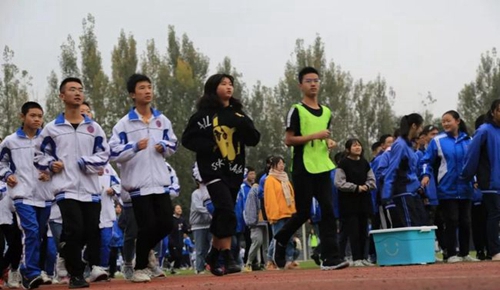青白江城廂中學(xué)冬季長(zhǎng)跑活動(dòng)2