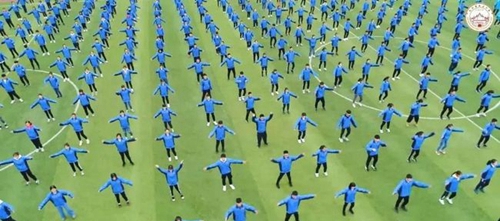 青白江城廂中學(xué)廣播體操