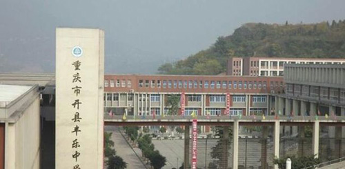 開州區(qū)豐樂中學(xué)校門