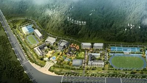 遵義天立國際學(xué)校校園全景