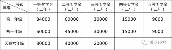 遵義天立國際學(xué)校資助政策
